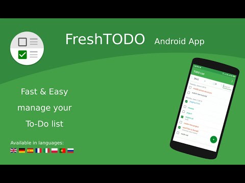 FreshTODO: task list Video
