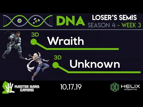 DNA S4:W3 - 3D | Unknown (Sheik) Vs. 3D | Wraith (Snake) - L Semifinals