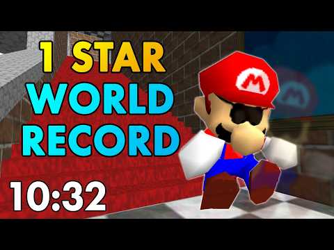 BLINDFOLDED Super Mario 64 - 1 Star in 10:32 WORLD RECORD