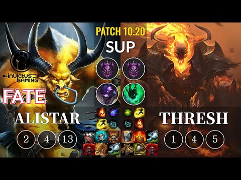 IG Fate Alistar vs Thresh Sup - KR Patch 10.20