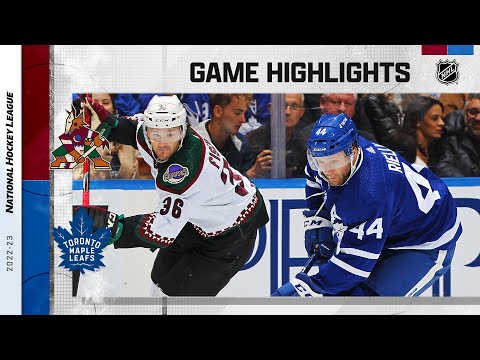 Coyotes @ Maple Leafs 10/17 | NHL Highlights 2022