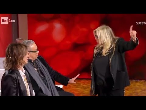 Domenica In | lite Mara Venier vs Guillermo Mariotto | Esci da questo studio!!