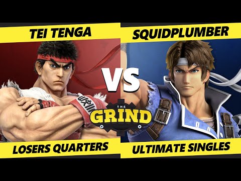 The Grind 170 Losers Quarters - Tei Tenga (Ryu) Vs. Squidplumber (Richter) Smash Ultimate - SSBU