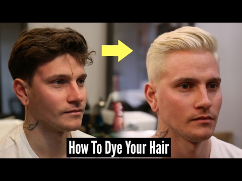 How To Dye Your Hair Platinum Blonde - Mens Hair Tutorial 2026