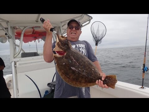 55 Years!  Double Digit Fluke and an Epic Fluke (Flounder) Bite!