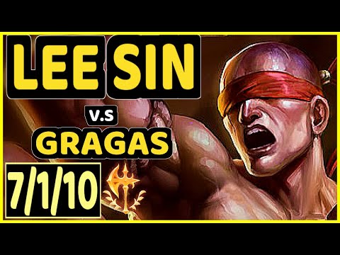 PEANUT (LEE SIN) vs GRAGAS - 7/1/10 KDA JUNGLE CHALLENGER GAMEPLAY - KR
