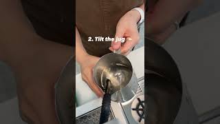 Download lagu How to steam milk for latte art tutorial practise with water #lattearttutorial mp3