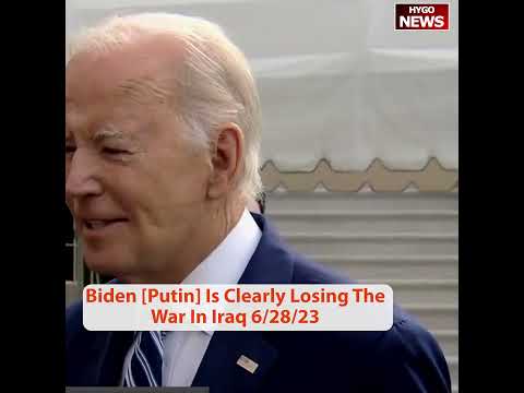 Biden Says Putin Is 'Clearly Losing the War in Iraq' Days After Wagner Revolt (June 28, 2023)