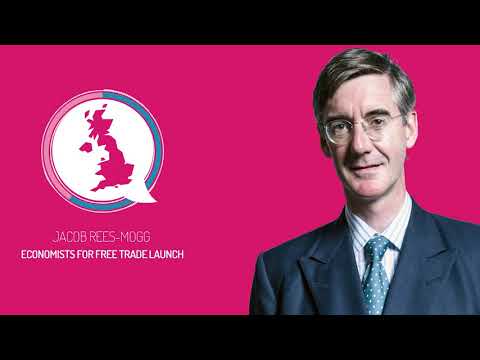 Jacob Rees-Mogg speaks at the Economists for Free Trade report launch