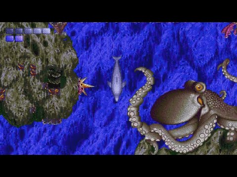 Ecco the Dolphin (Genesis) Playthrough longplay retro video game