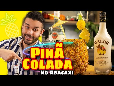 Pina Colada no Abacaxi