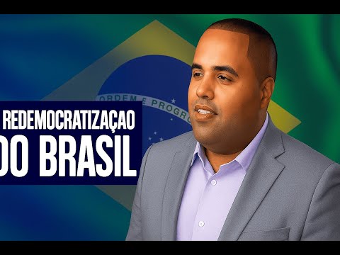 Aula sobre A redemocratização do Brasil pós 1985.