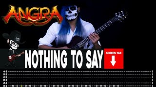 ?ANGRA?[ Nothing To Say ] cover by Masuka | LESSON | GUITAR TAB