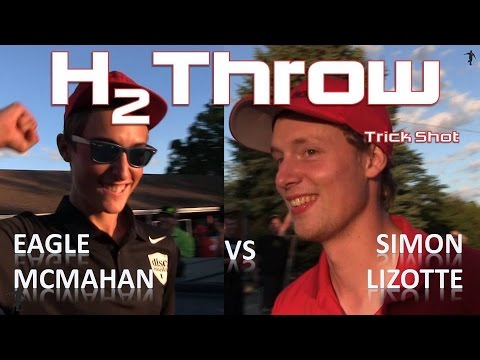 The Disc Golf Guy - Vlog #326 - Simon Lizotte & Eagle McMahon - 600 Foot Trick Shots #H2Throw