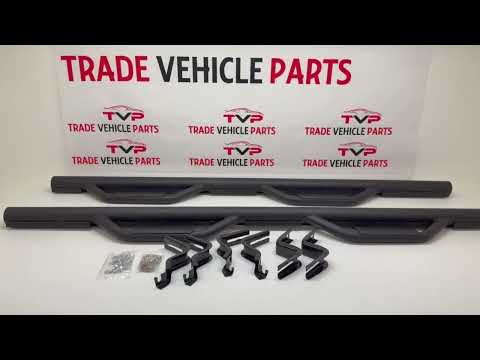 For Ford Ranger T6 T7 T8 2012-2022 Running Boards Side Steps Black video