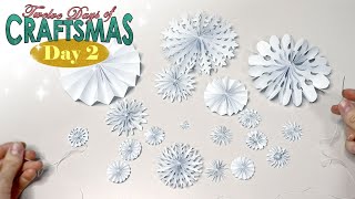 Snowflake Garland – Day 2 – Twelve Days of Craftsmas