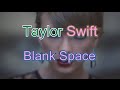 Taylor Swift Blank Space Karaoke Lyrics 