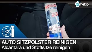 Auto Sitzpolster Alcantara und Stoffsitze reinigen | Sonax Xtreme Polster- & Alcantarareiniger