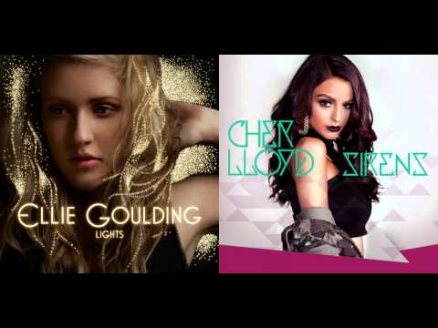 Ellie Goulding vs. Cher Lloyd - Siren Lights (Mashup)