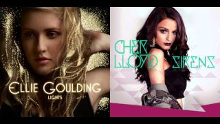 Ellie Goulding vs. Cher Lloyd - Siren Lights (Mashup)