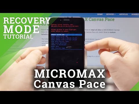 How to Enter Recovery Mode in MICROMAX Canvas Pace