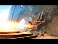Drogon S Mourns And Destroys Iron Throne And Takes Her Mother Along With Him Scene GOT 8x06 Finale