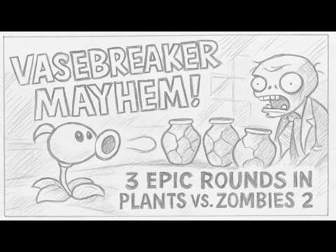 All Vasebreaker Rounds Beaten! Plants vs Zombies 2 - Ultimate Mini-Game Challenge