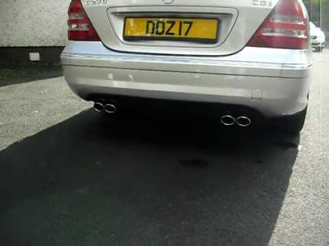 C-Class Custom Quad Exhaust