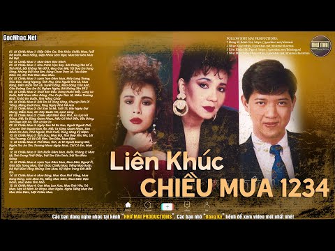 Trọn Bộ Liên Khúc Chiều Mưa 1234 - LK Chiều Mưa Sôi Động Nhiều Ca Sĩ Một Thời Asia