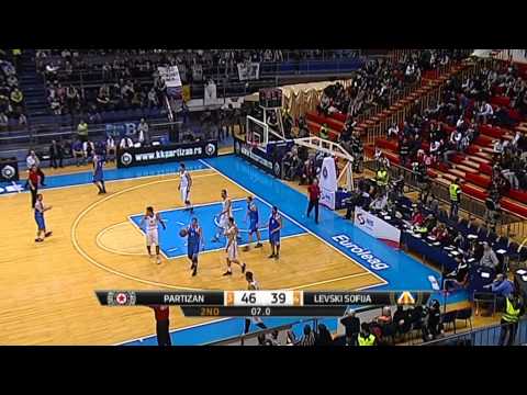 ABA Liga 2014/15, Round 21 match: Partizan NIS - Levski (9.2.2015)