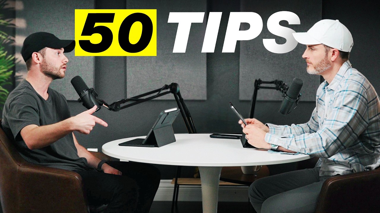 My Best Advice to Start & Grow a Podcast (50 Tips)