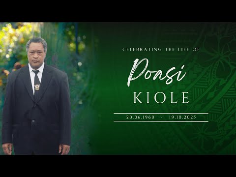 Funeral & Burial Service of Poasi Kiole