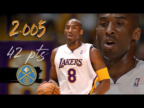 Kobe Bryant Shreds Denver with 42 Pts (31 in 2nd Half), First Game of New Year 2005