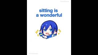 Cover art for Sittim is the opposite of standing