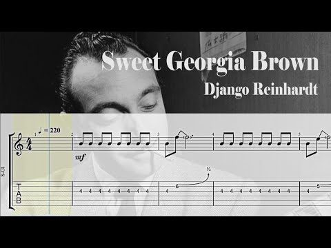 Sweet Georgia Brown - Django Reinhardt | Gypsy Guitar Tab