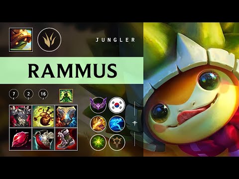 Rammus Jungle vs Gwen - KR Master Patch 26.02