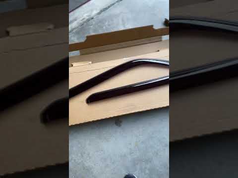 WeatherTech Side Window Deflectors Install on a 5th Gen Toyota 4Runner
