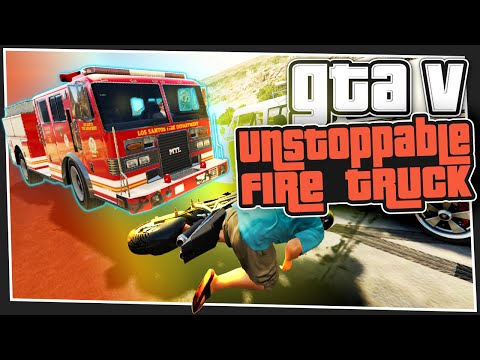 GTA 5 Online - Unstoppable Fire Truck (Custom Games)