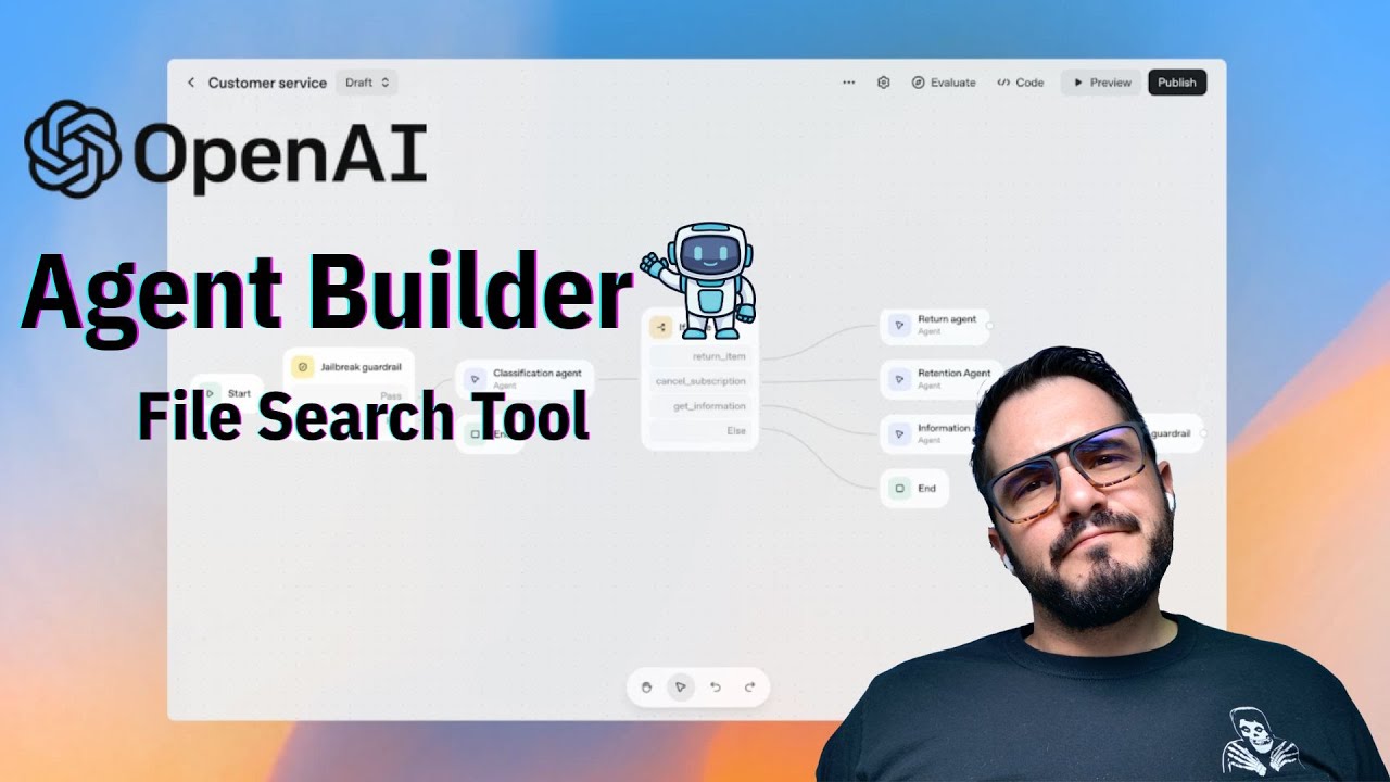 Open AI Agent Builder:File Search Tool