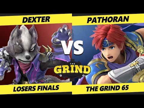 Smash Ultimate Tournament - Dexter (Wolf) Vs. Pathoran (Roy, Snake) - The Grind 65 Losers Finals