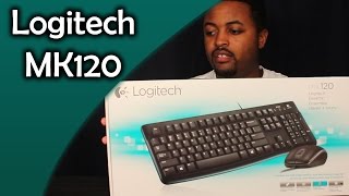 Video thumbnail for Logitech Desktop MK120 Mouse and keyboard Combo un by jpulley