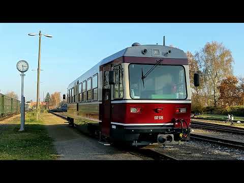 Die Döllnitzbahn zwischen Oschatz und Glossen – Triebwagenfahrten 11/2021 + Eisenbahnarchäologie