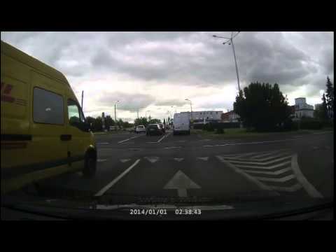 Grudziądz- wszystkie manewry na największym skrzyżowaniu !!!