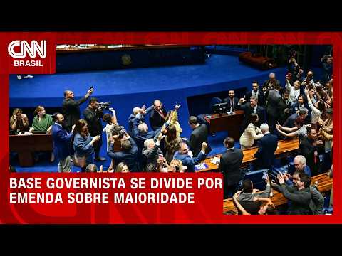 Base governista se divide por emenda sobre maioridade; veja discordâncias | CNN PRIME TIME