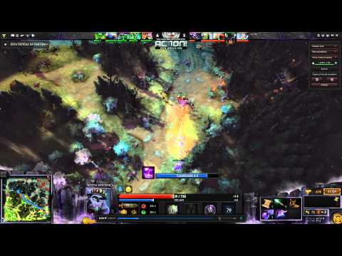 Ultimate Fighting - Death Ward vs Life Drain - Dota 2