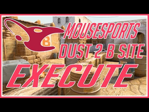 mousesports B Site Execute on Dust2 (IEM Beijing-Haidian 2020)