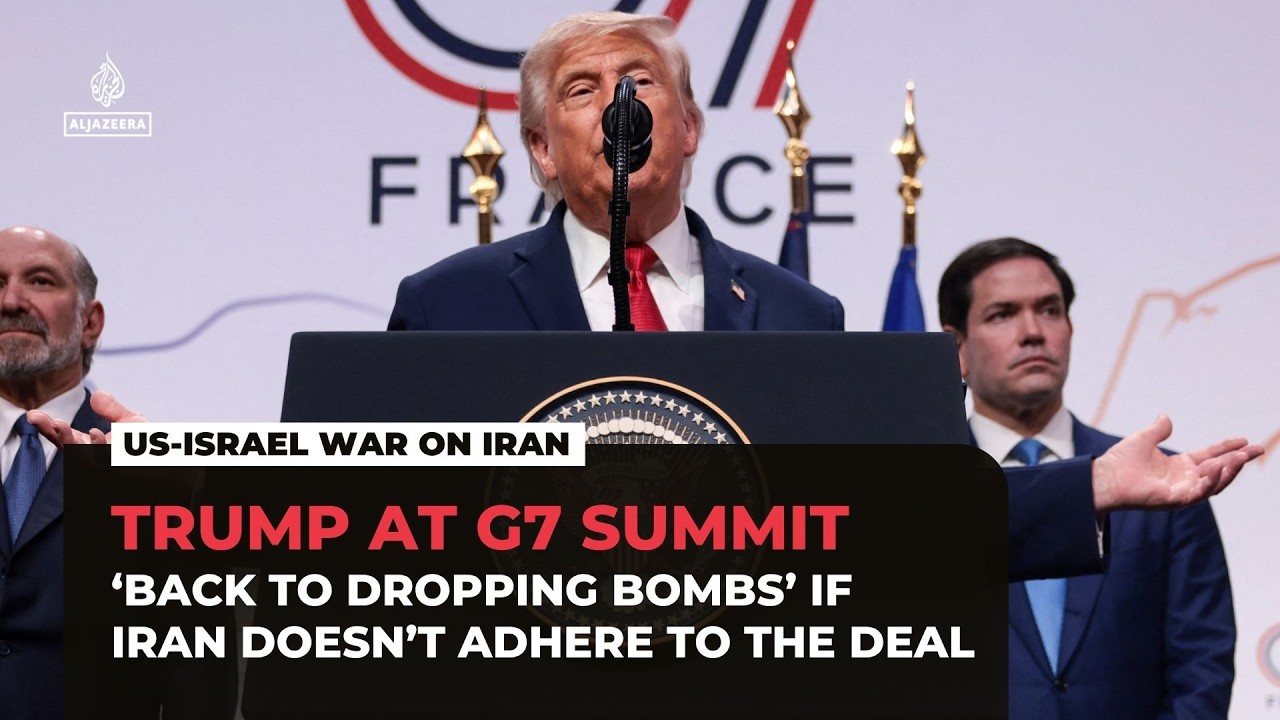 Trump says US will ‘bomb the hell out of’ Iran if country fails to comply with deal