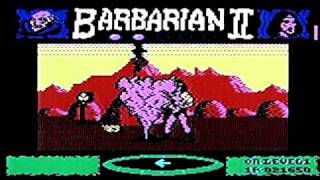 Barbarian II on Acorn BBC Micro Model B vintage home computer. Gameplay & Commentary