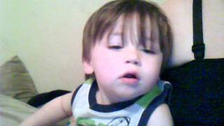 2 year old Mason singing Choo Choo Soul's "Steam Train"!