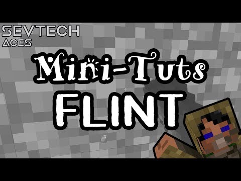 How to Flake Flint | Mini-Tuts | Sevtech Ages | Age 0 (PrimalCore)